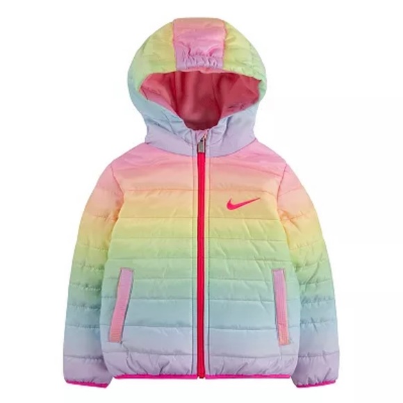 Nike Other - Nike Rainbow ombré jacket with hood size XS or 4
